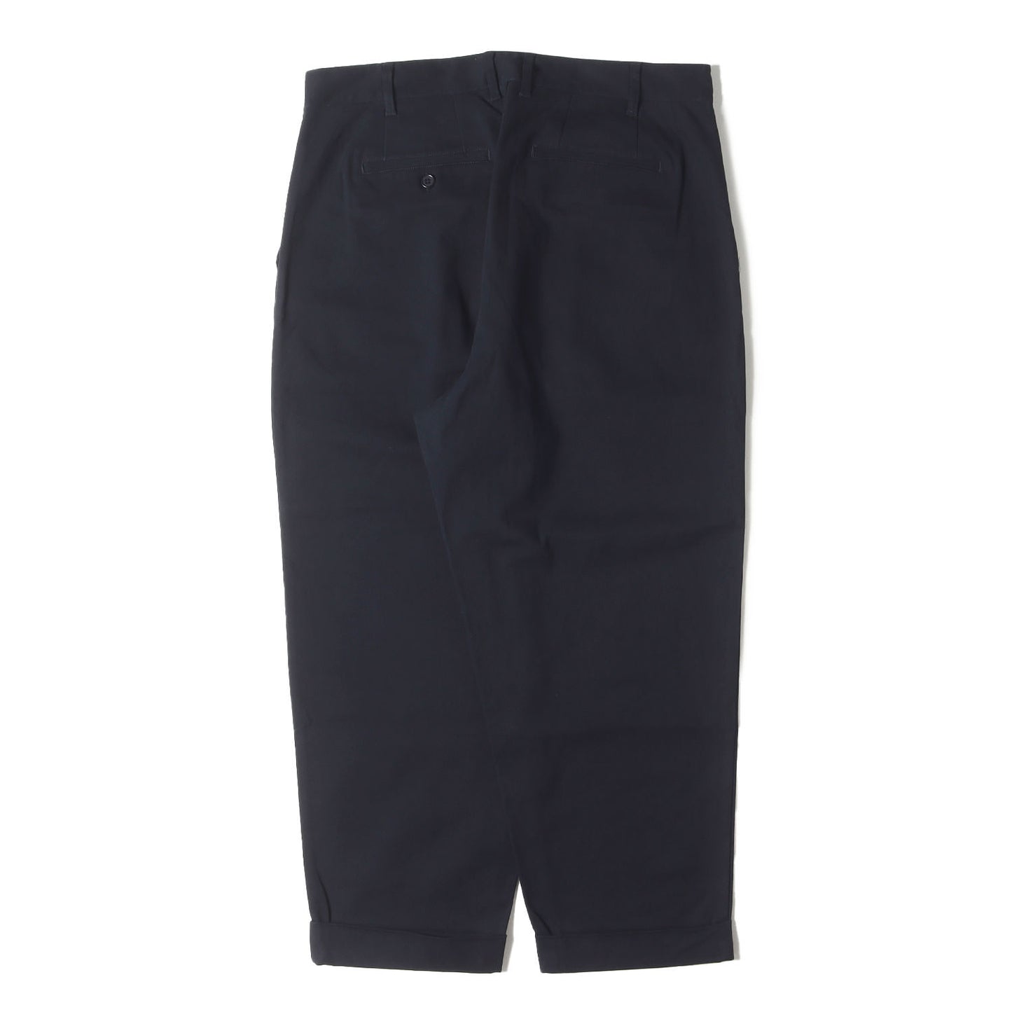 2タック ストレットツイル ワイド パンツ(2 PLEATS RELAXED TWILL PANTS)