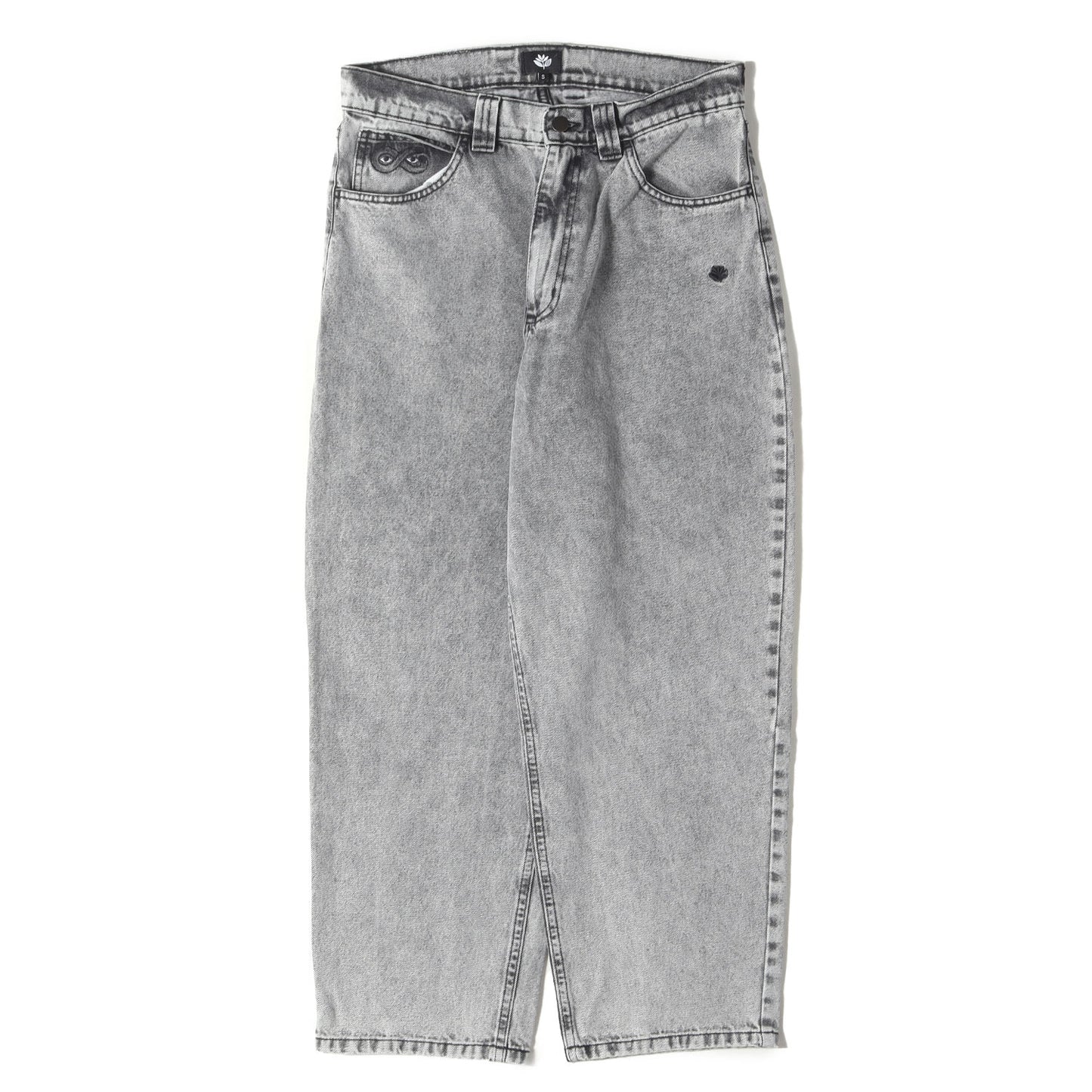 ケミカルウォッシュ ワイド デニムパンツ(OG DENIM PANTS STITCH DISTRESSED)