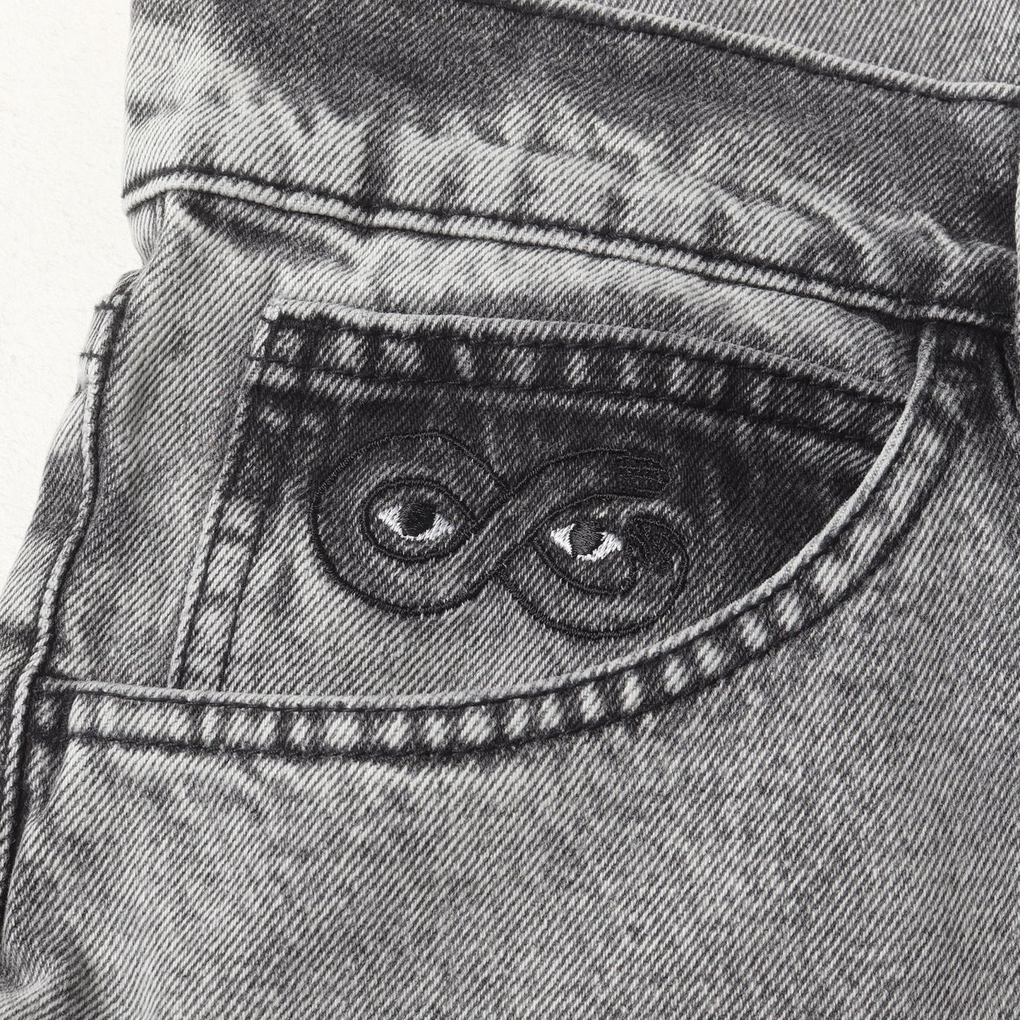 ケミカルウォッシュ ワイド デニムパンツ(OG DENIM PANTS STITCH DISTRESSED)