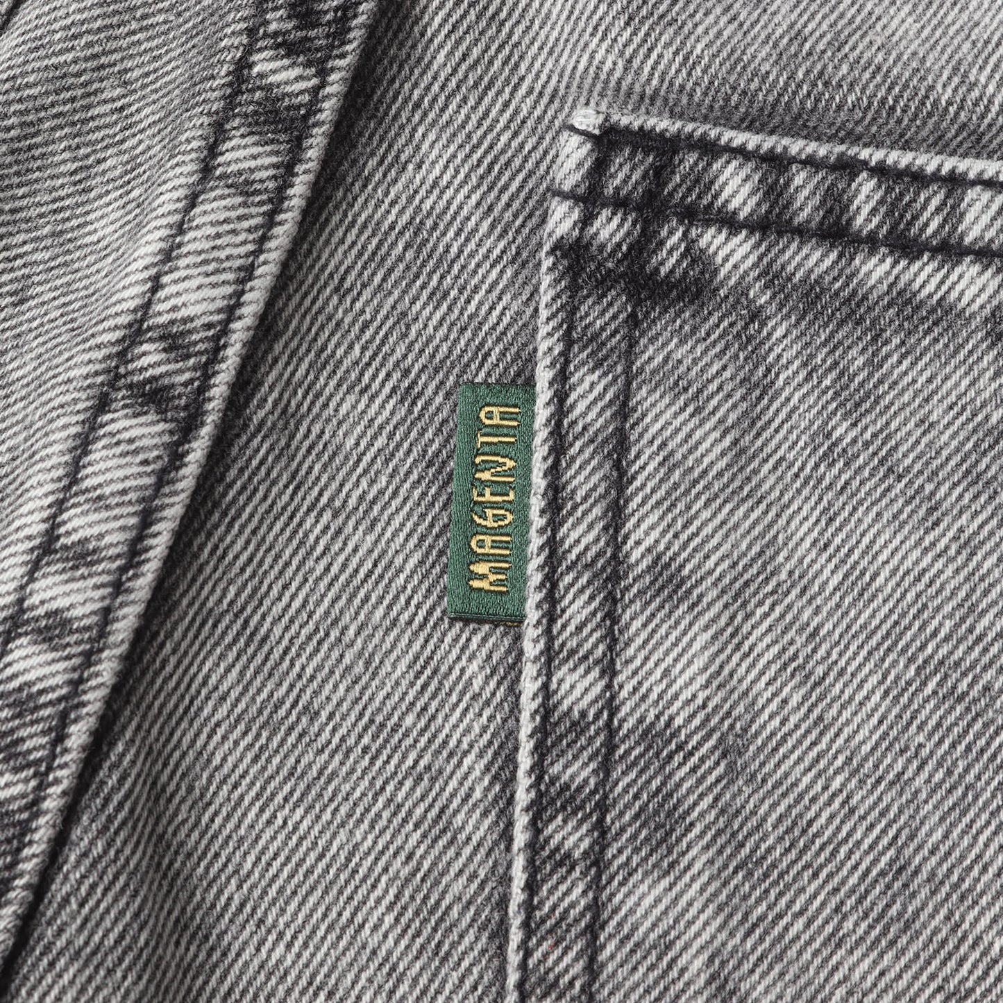 ケミカルウォッシュ ワイド デニムパンツ(OG DENIM PANTS STITCH DISTRESSED)