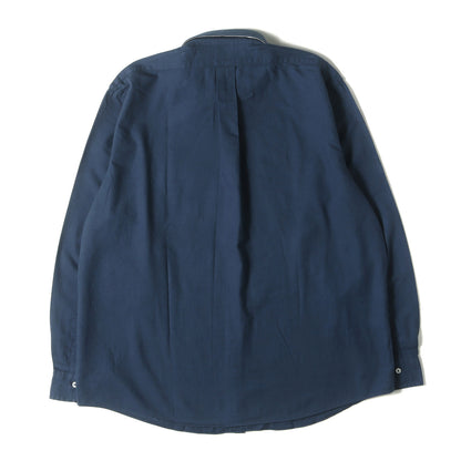 22AW コットン/ウール ツイル ボタンダウンシャツ