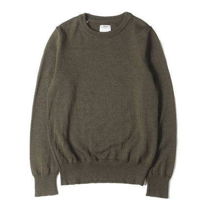 クルーネック ウールニット セーター(Crew Neck Sweater FR)
