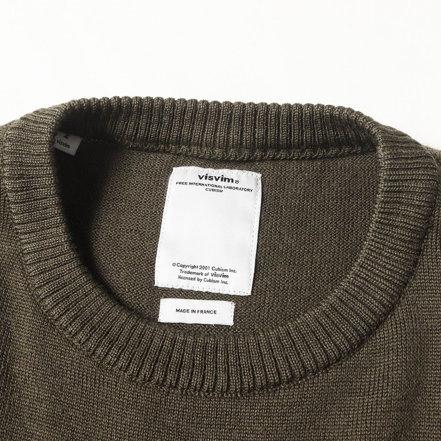 クルーネック ウールニット セーター(Crew Neck Sweater FR)