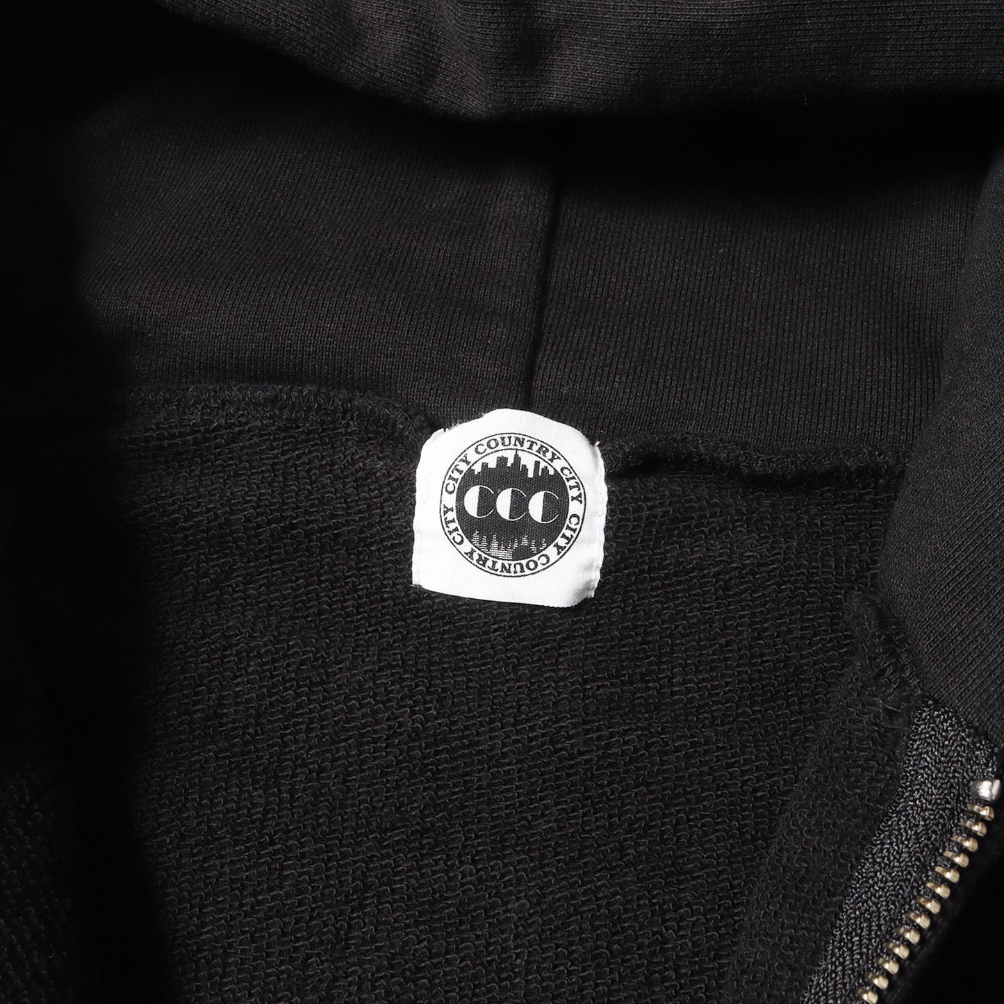 ブランドロゴ フルジップ スウェットパーカー(EMBROIDERED LOGO ZIP UP COTTON)
