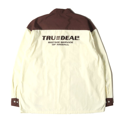 22AW ワッペン付き 2トーン ワークシャツ(TRUE DEAL REGULAR COLLARED SHIRT L/S)