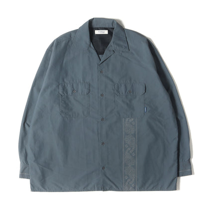 20SS ペイズリープリント ナイロンシャツ