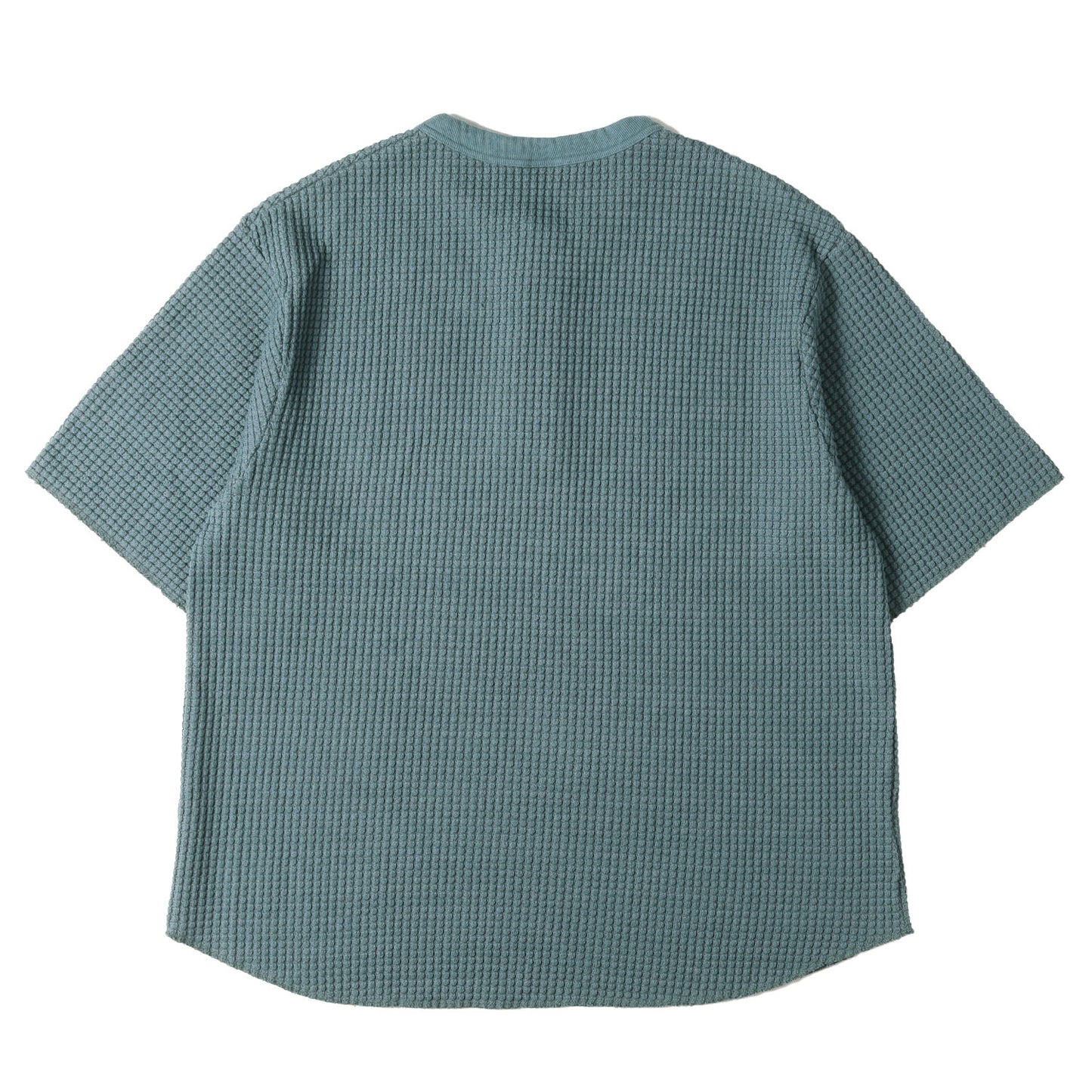 25SS ビッグワッフル ヘンリーネック Tシャツ(BIG WAFFLE HENLEY NECK SHIRT S/S)
