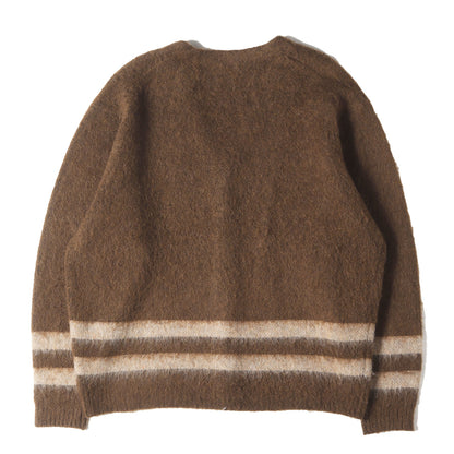24AW ボーダー モヘヤニット カーディガン(VINTAGE MOHAIR CARDIGAN)
