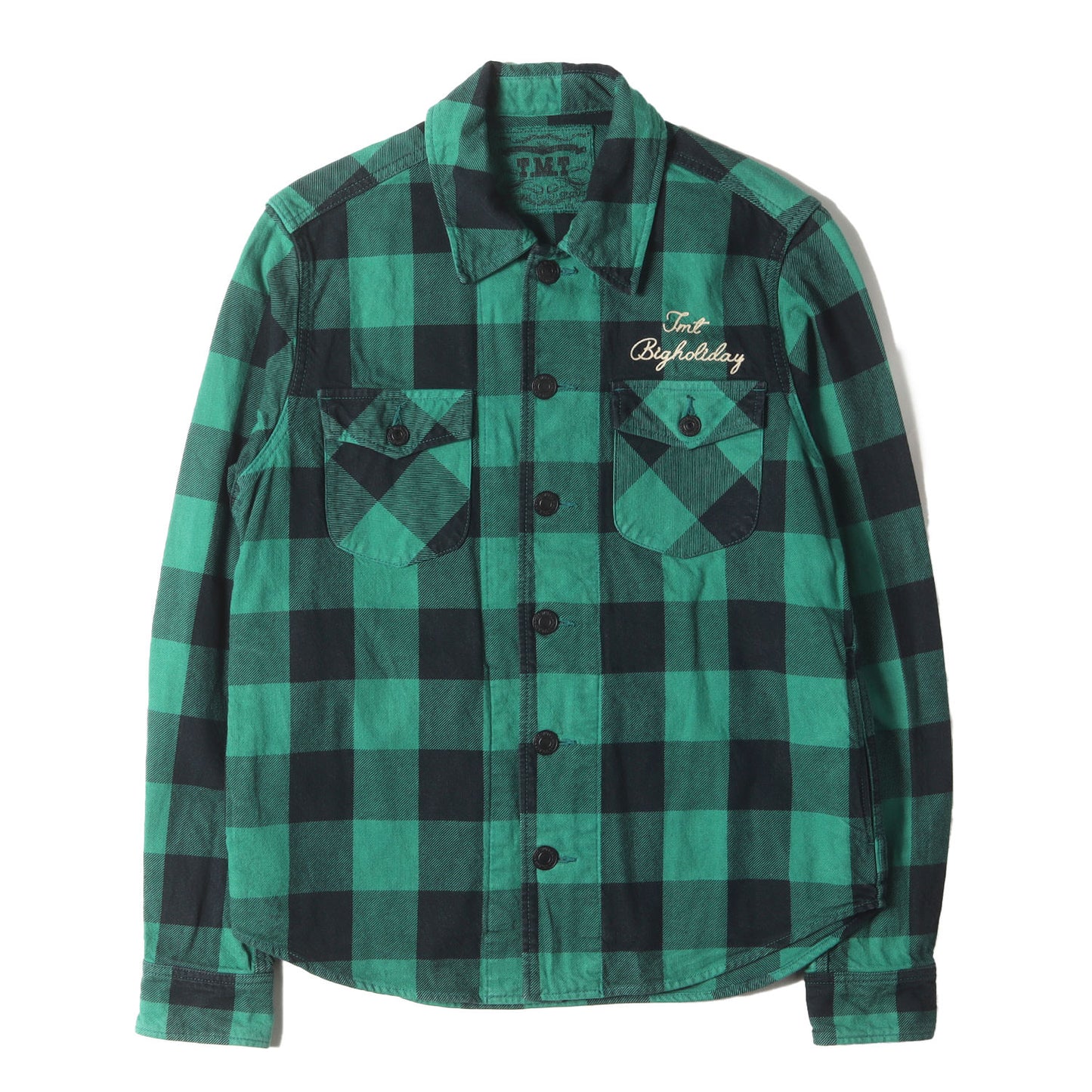 ピースダイ バッファローチェック ネルシャツ(PIECE DYED BUFFALO CHECK SHIRTS)