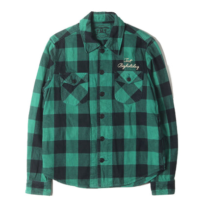 ピースダイ バッファローチェック ネルシャツ(PIECE DYED BUFFALO CHECK SHIRTS)