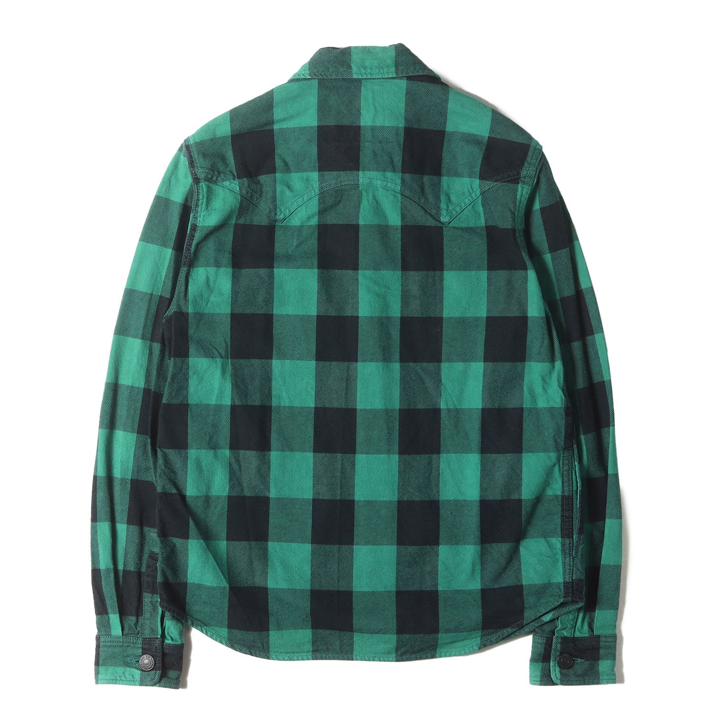 ピースダイ バッファローチェック ネルシャツ(PIECE DYED BUFFALO CHECK SHIRTS)