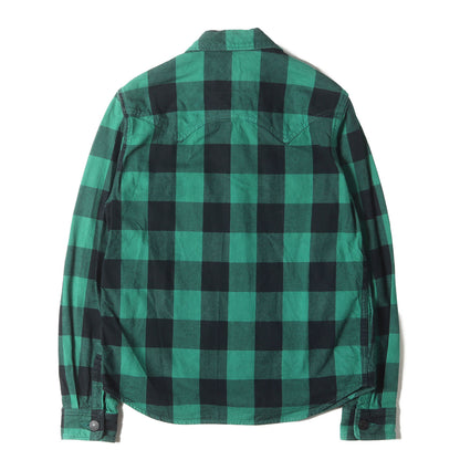 ピースダイ バッファローチェック ネルシャツ(PIECE DYED BUFFALO CHECK SHIRTS)