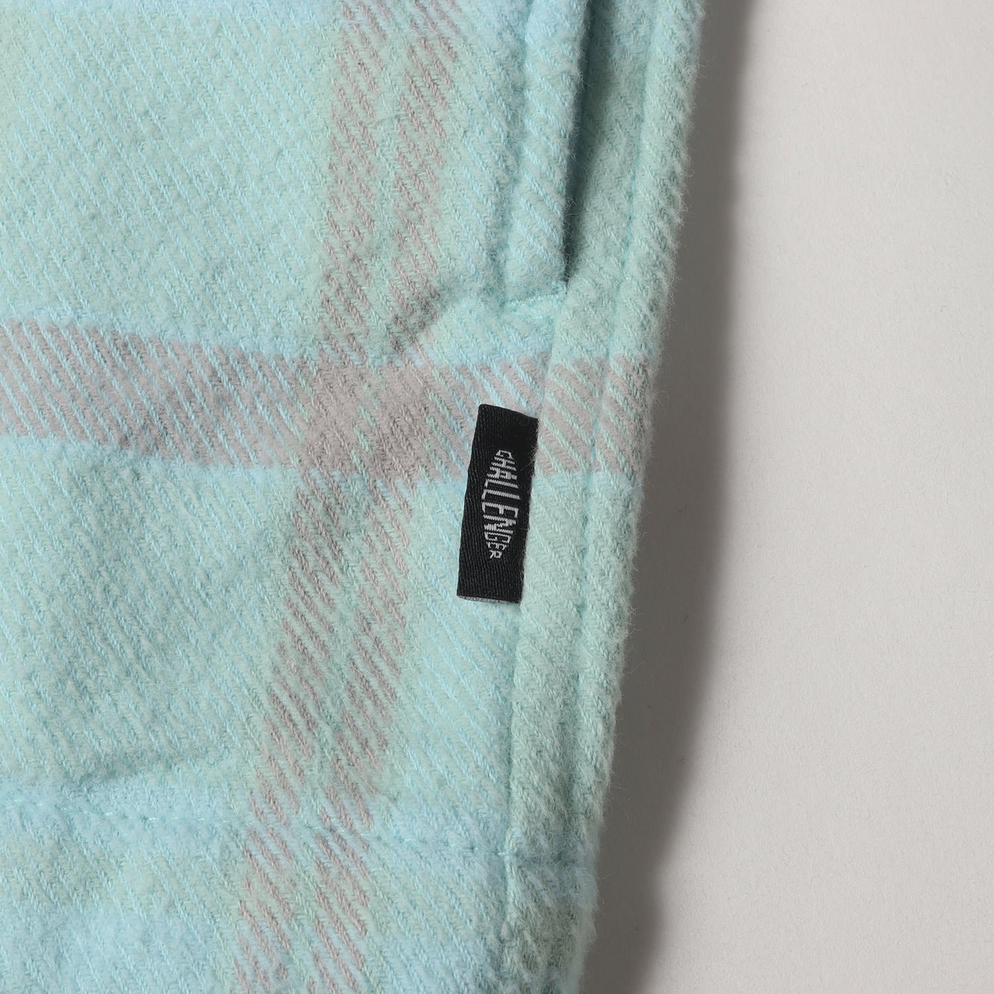 25SS フルジップ チェック ヘビー フランネルシャツ(PLAID ZIP UP SHIRT)