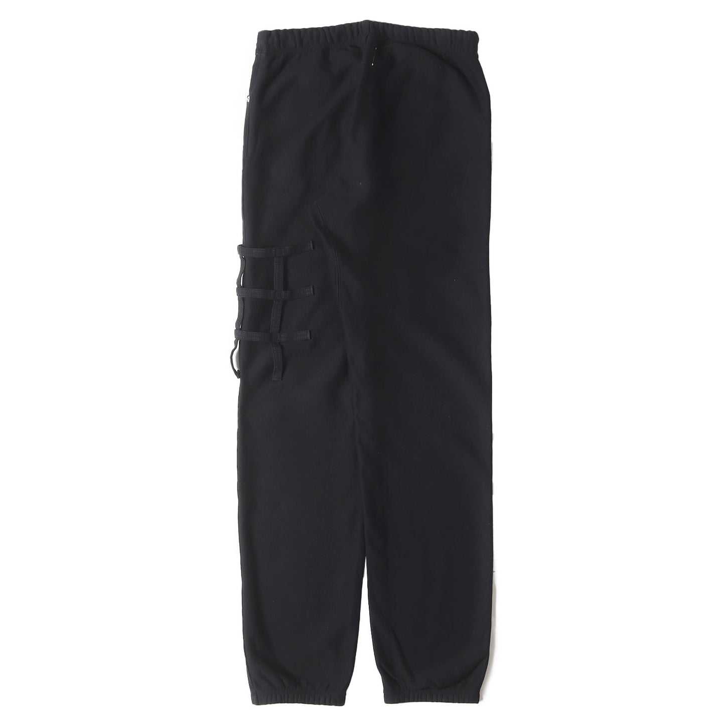 22AW スウェット コンビ ブラックデニムパンツ(jogger jean)