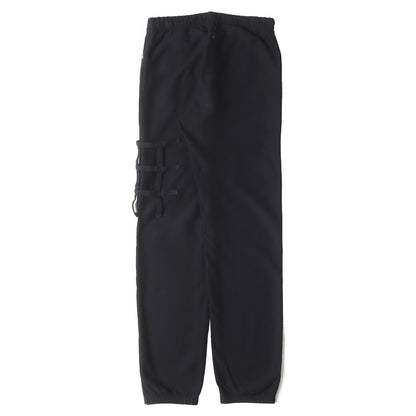 22AW スウェット コンビ ブラックデニムパンツ(jogger jean)