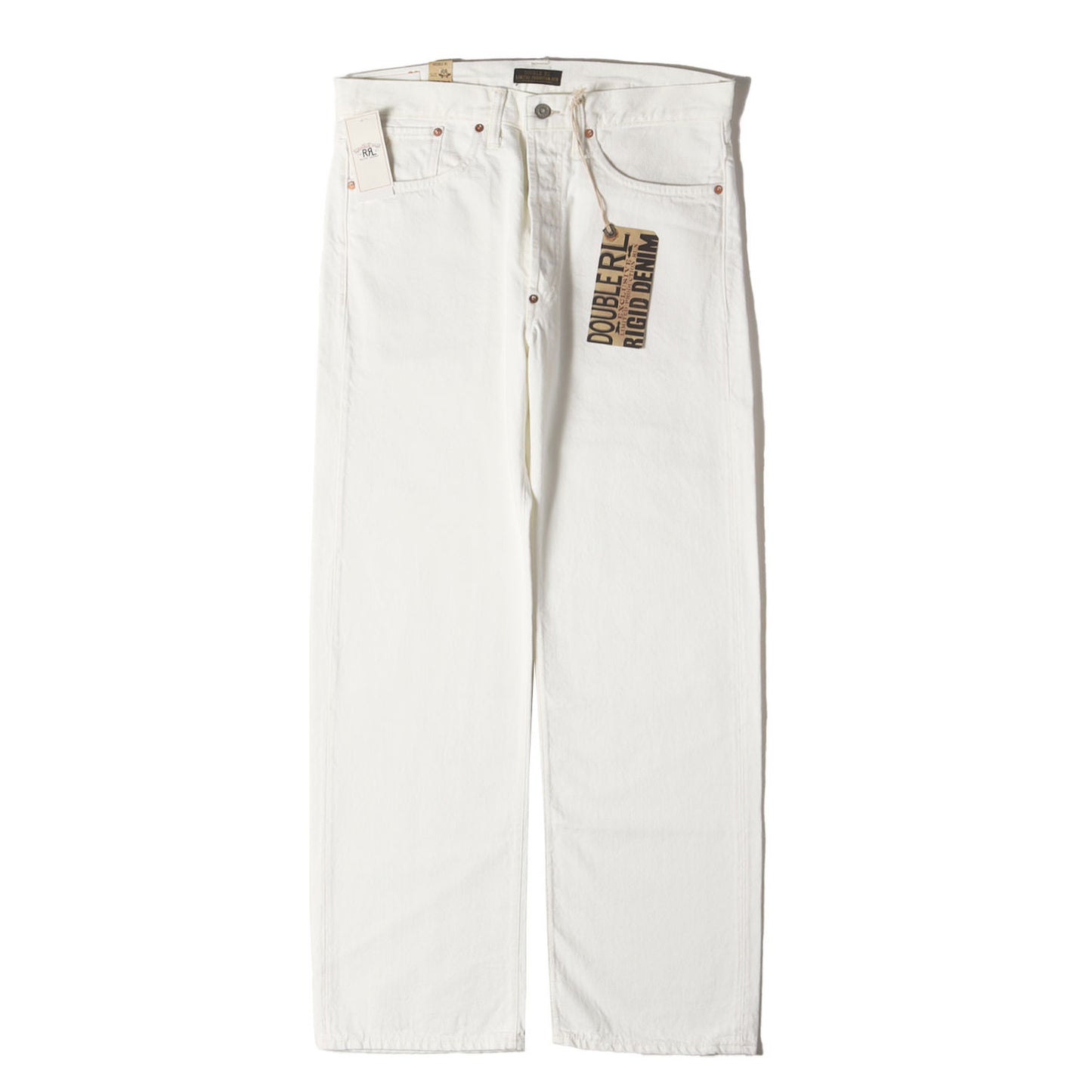[LIMITED PRODUCTION RUN] 24SS バックルバック ホワイト デニムパンツ USA製