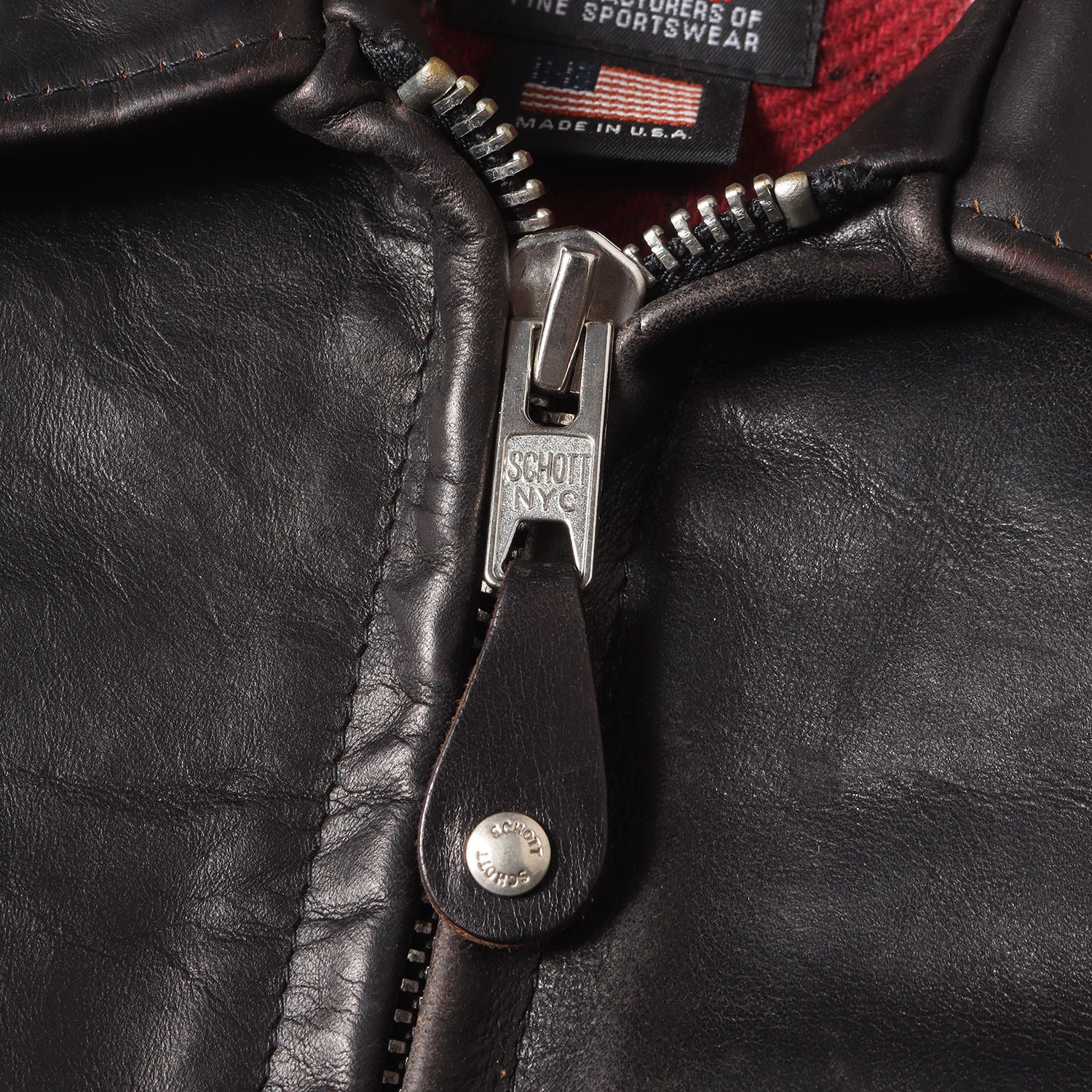 Schott 6103us レザージャケット クロムエクセル USA製 6103US] クロムエクセルレザー シングル トラッカー ジャケット