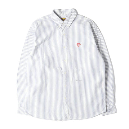 24AW ストライプ オックスフォード ボタンダウンシャツ(STRIPED OXFORD BD SHIRT)
