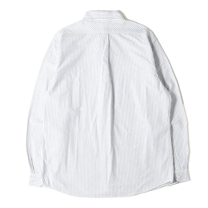 24AW ストライプ オックスフォード ボタンダウンシャツ(STRIPED OXFORD BD SHIRT)