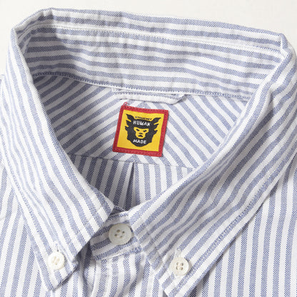 24AW ストライプ オックスフォード ボタンダウンシャツ(STRIPED OXFORD BD SHIRT)