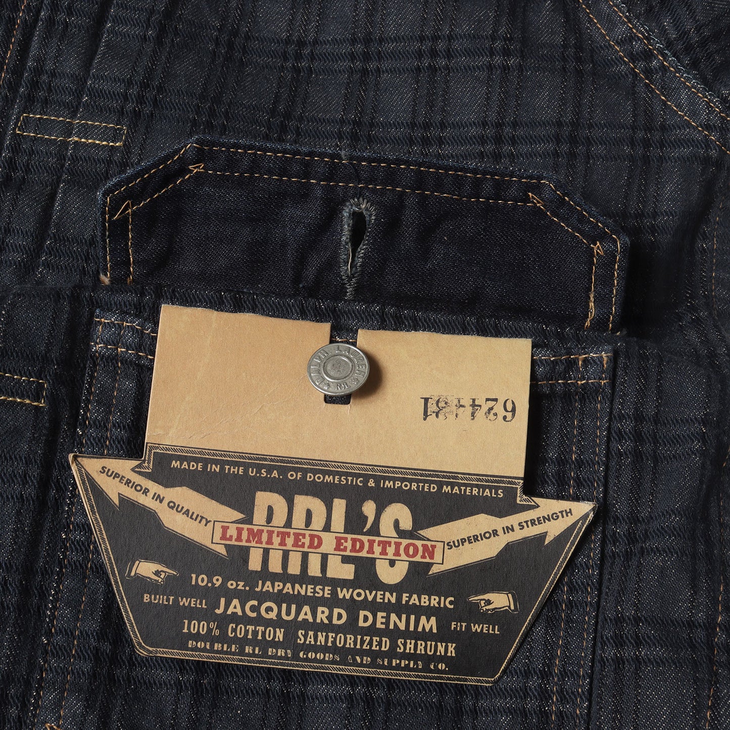 [LIMITED EDITION] 24SS 2nd チェックジャガード デニムジャケット (Type2 Denim Jacquard Jacket)