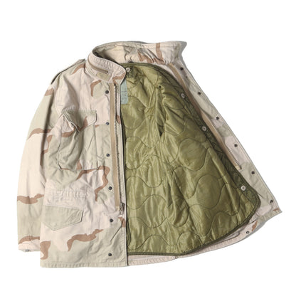 80s 米軍実物 U.S.ARMY ライナー付き 3Cデザートカモ M-65 フィールドジャケット