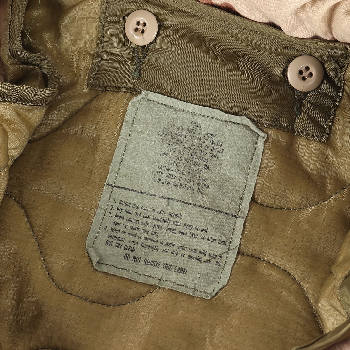 80s 米軍実物 U.S.ARMY ライナー付き 3Cデザートカモ M-65 フィールドジャケット