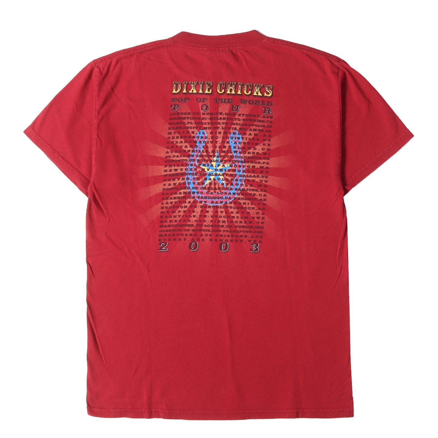 00s Dixie Chicks Top of the World Tour ディクシー・チックス Tシャツ / USA製 giant