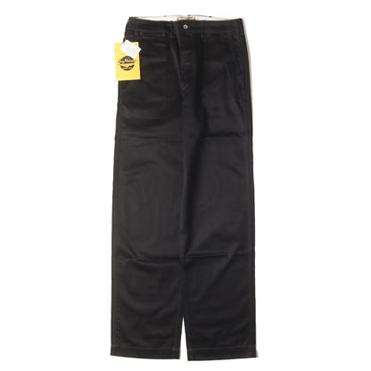 WILLIAM GIBSON 1942年モデル ミリタリー チノパンツ (BLACK CHINO 1942 MODEL)