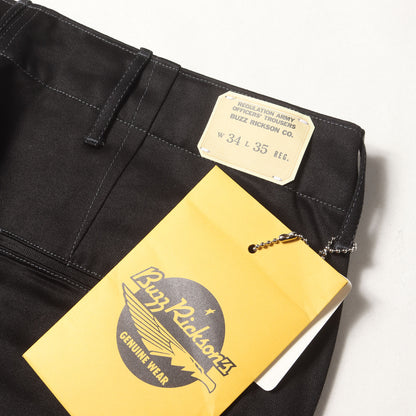WILLIAM GIBSON 1942年モデル ミリタリー チノパンツ (BLACK CHINO 1942 MODEL)
