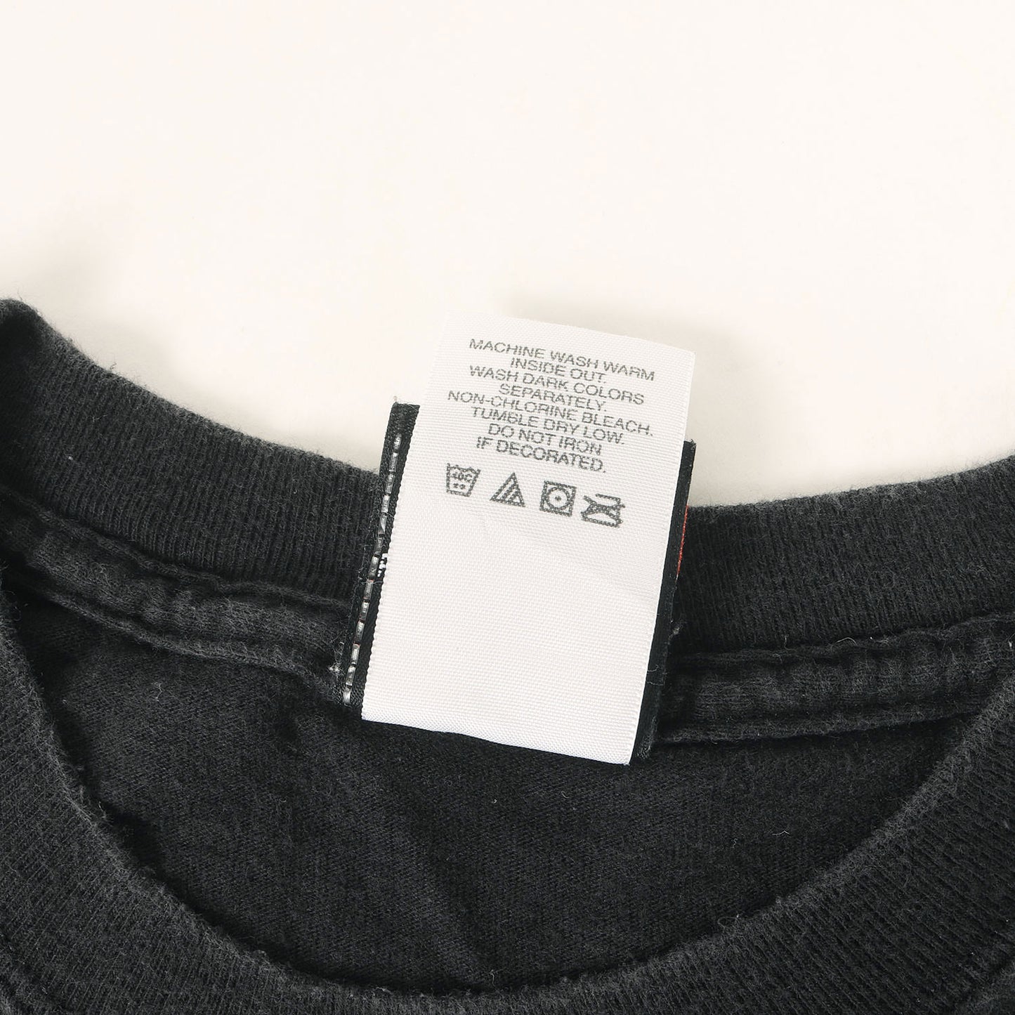 [GOODフェード] 00s フレイム エンブレム トライバル ロゴ Tシャツ / USA製 Hanes