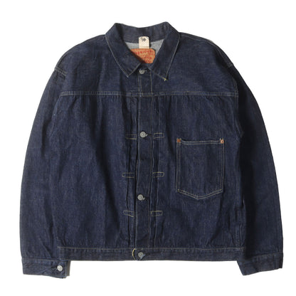 [人気モデル] 1946年モデル 1st Tバック デニムジャケット (13.5oz. BLUE DENIM BLOUSE)