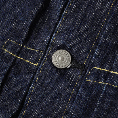 [人気モデル] 1946年モデル 1st Tバック デニムジャケット (13.5oz. BLUE DENIM BLOUSE)