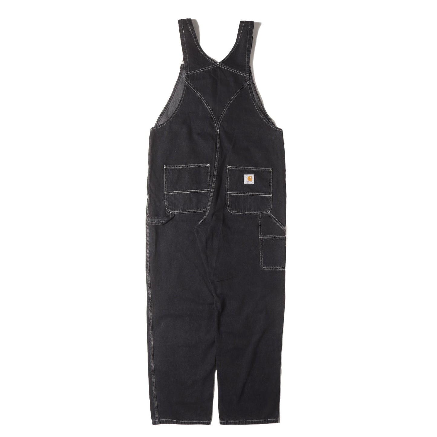 ストーンウォッシュ加工 デニム ビブ オーバーオール (BIB OVERALL)