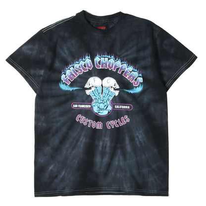 タイダイ染め スカルモーター Tシャツ
