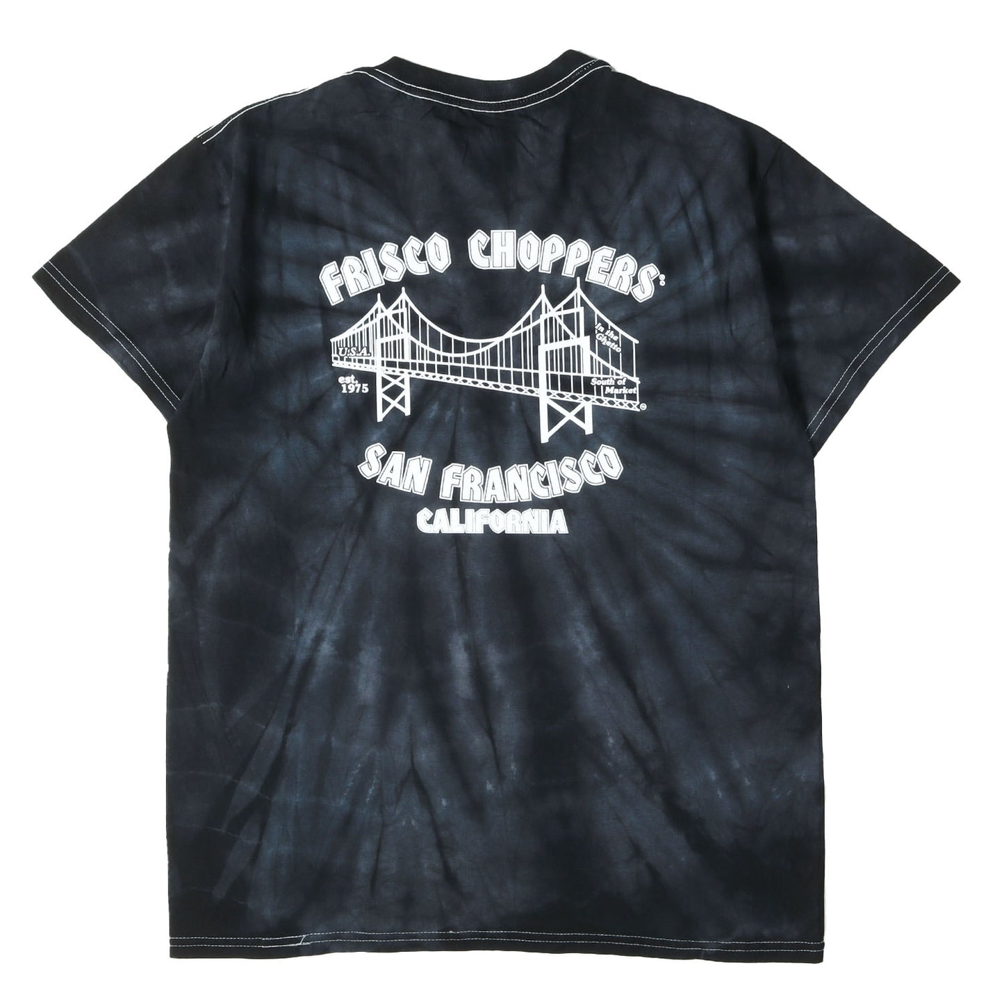タイダイ染め スカルモーター Tシャツ