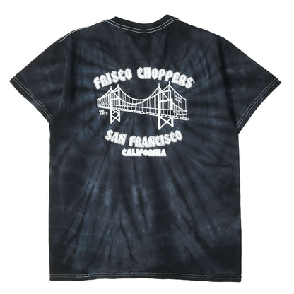 タイダイ染め スカルモーター Tシャツ
