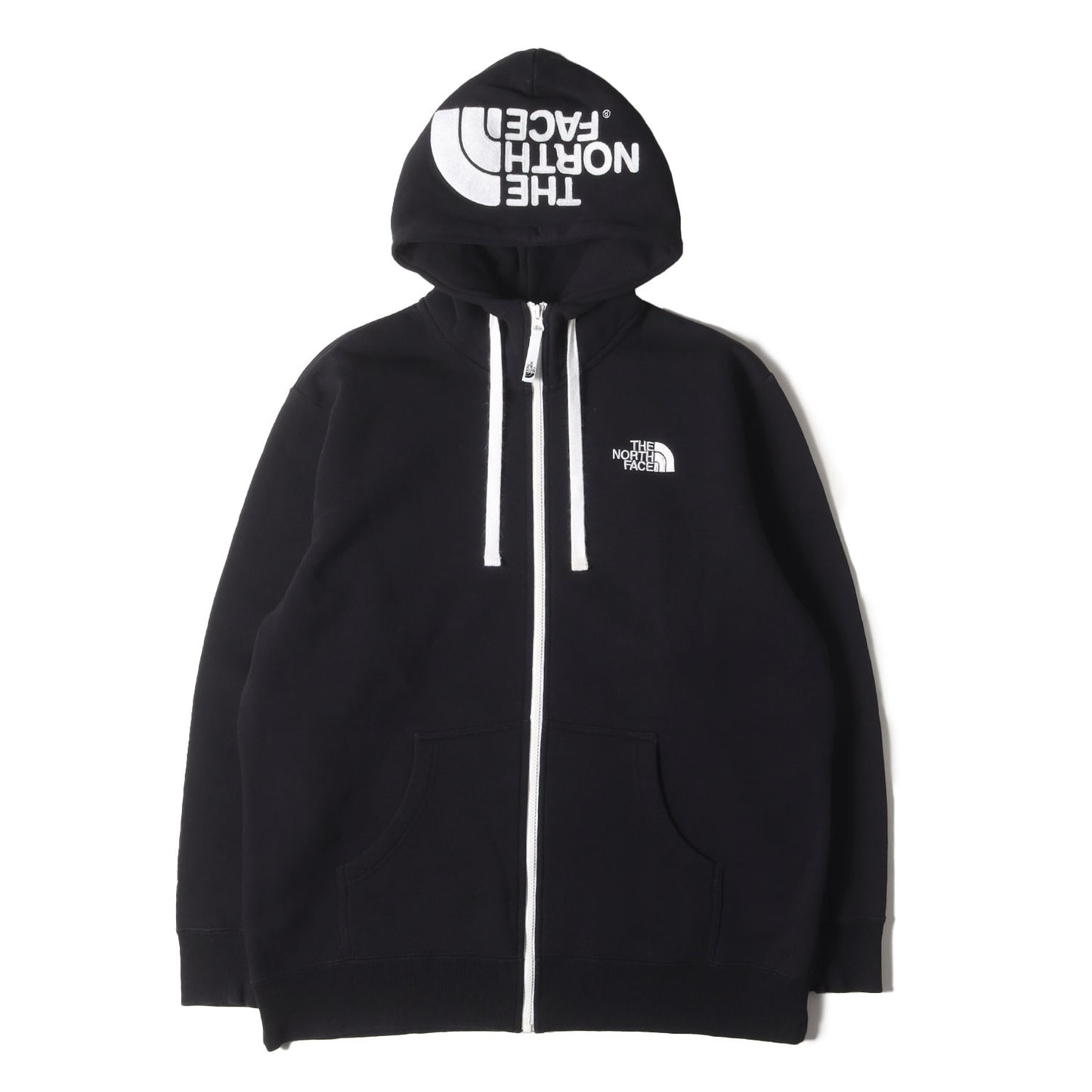 フードロゴ 刺繍 ジップ スウェットパーカー (Rearview Full Zip Hoodie)