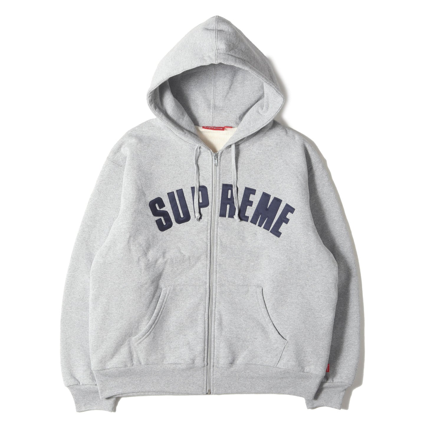 24AW アーチロゴ サーマル ジップ スウェットパーカー(Arc Thermal Lined Zip Up Hooded Sweatshirt)