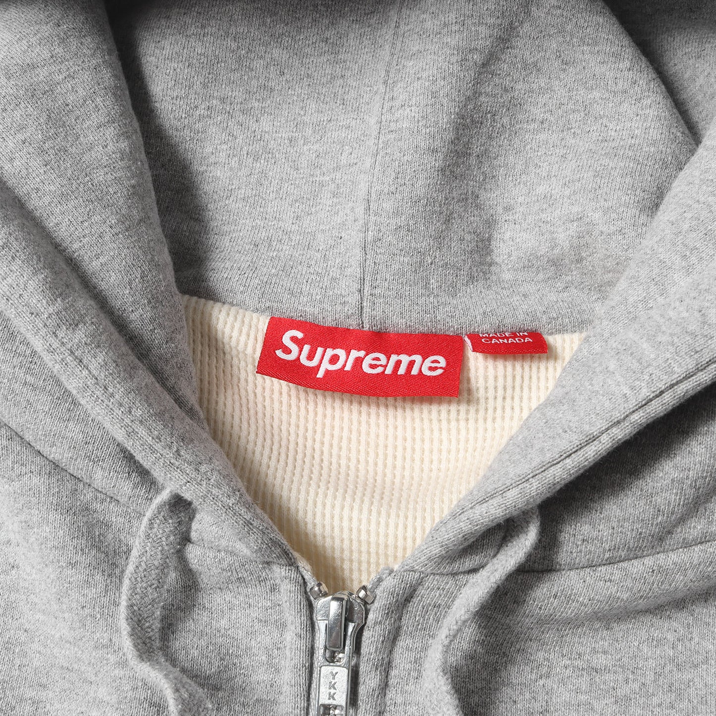 24AW アーチロゴ サーマル ジップ スウェットパーカー(Arc Thermal Lined Zip Up Hooded Sweatshirt)