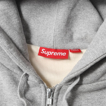 24AW アーチロゴ サーマル ジップ スウェットパーカー(Arc Thermal Lined Zip Up Hooded Sweatshirt)