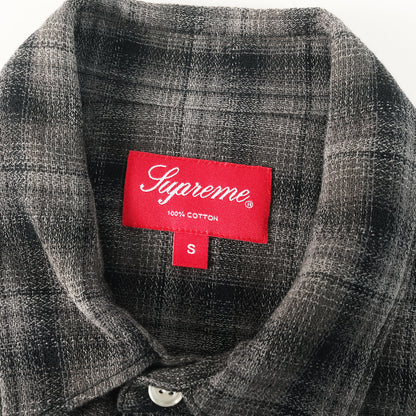 22SS バックロゴ オンブレチェック 半袖シャツ(Plaid S/S Shirt)