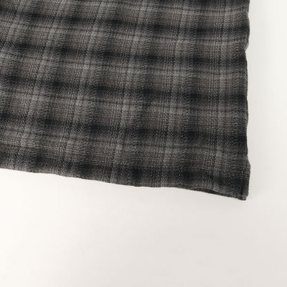 22SS バックロゴ オンブレチェック 半袖シャツ(Plaid S/S Shirt)
