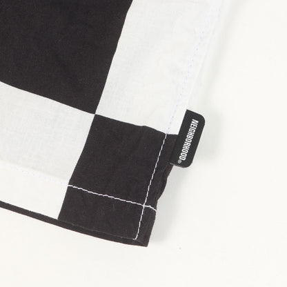 24SS チェッカーフラッグ オープンカラー 半袖シャツ(CHECKER SHIRT SS)