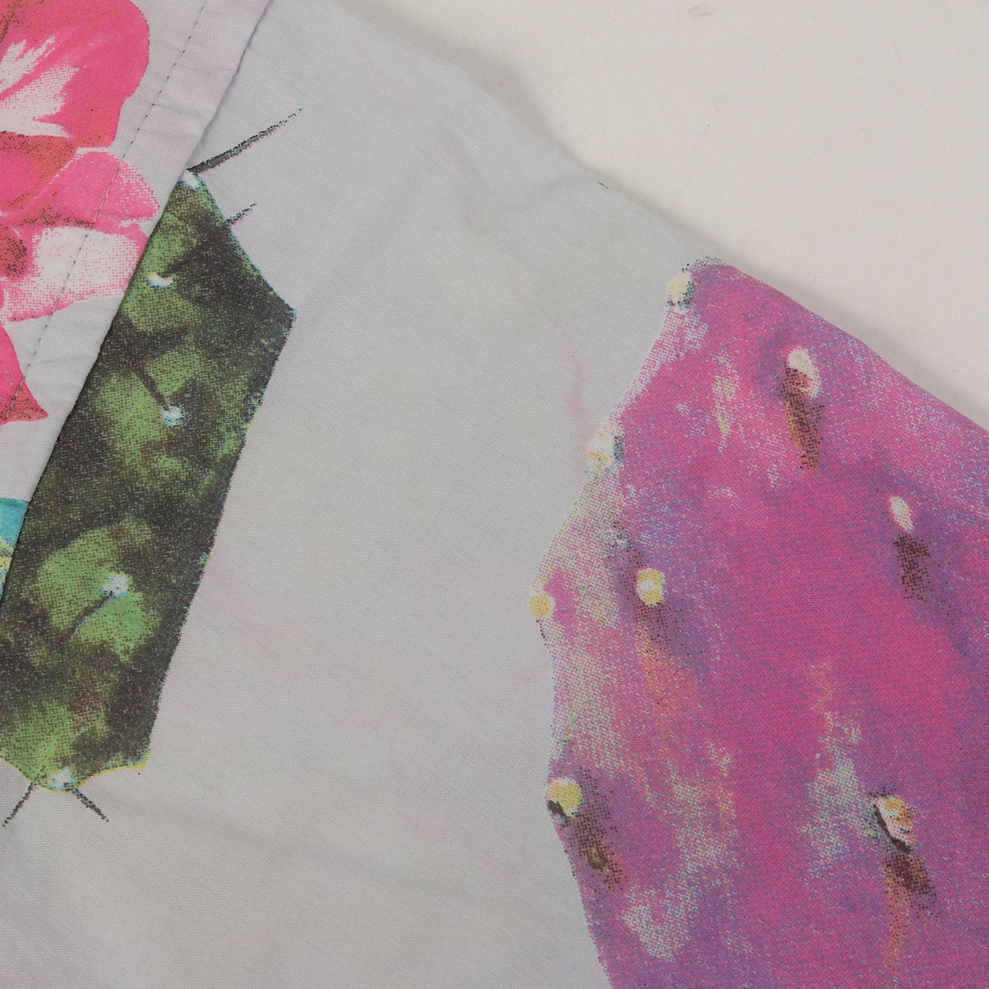 24SS サボテン柄 オープンカラー 半袖シャツ(TXT 02 / SS / COTTON. BROADCLOTH. TEXTILE)