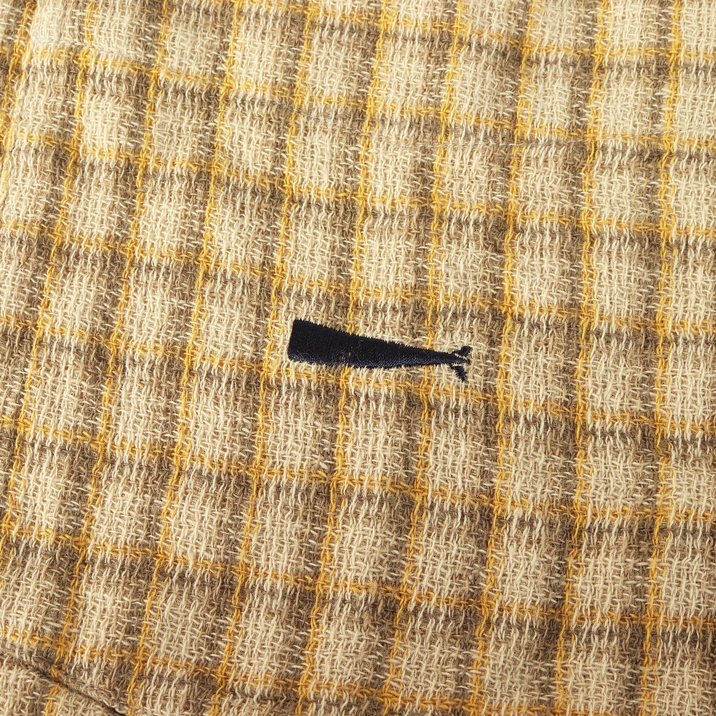 24SS スタンドカラー チェック 半袖シャツ(TETTY TEXTILE SS SHIRT)