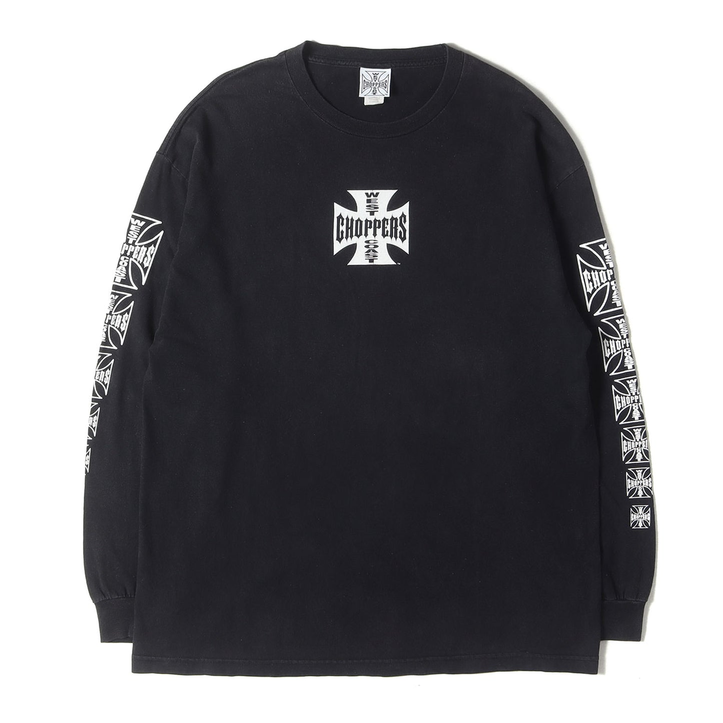 [希少 4面プリント] 00s アイアンクロス プリント ロングスリーブ Tシャツ