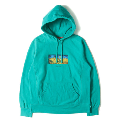 ゴッホ 絵画プリント スウェットパーカー(Field Hooded Sweatshirt)
