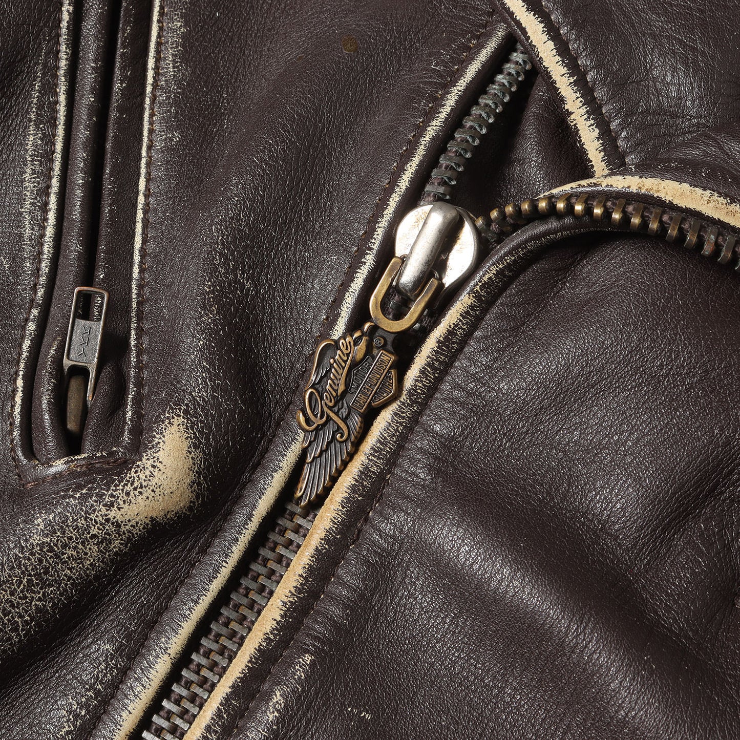 [雰囲気抜群] 90s エンボス イーグル カウレザー ダブル ライダースジャケット USA製