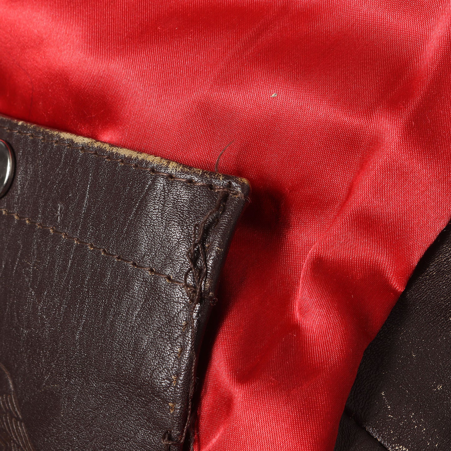 [雰囲気抜群] 90s エンボス イーグル カウレザー ダブル ライダースジャケット USA製